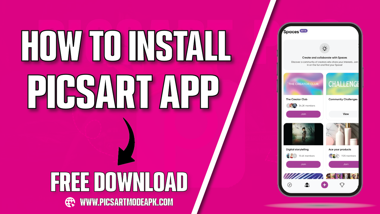 How to download and install picsart mod apk